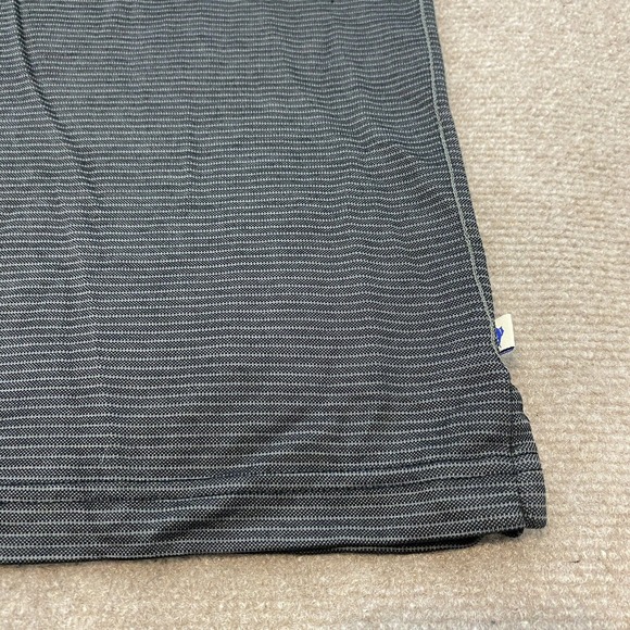 Tommy Bahama Polo Shirt Mens Large Black Gray Supima Marlin Logo Rugby Golfer - Picture 4 of 14